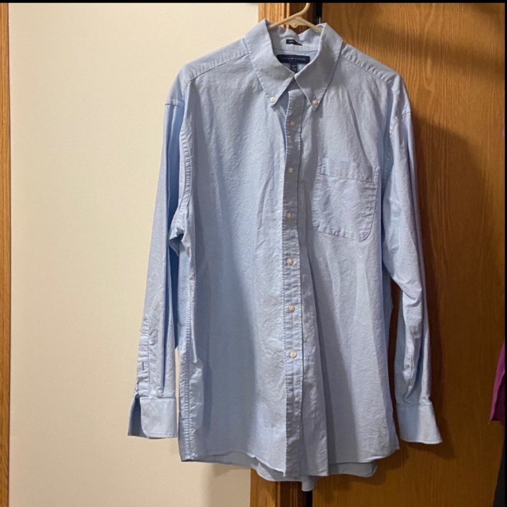 Tommy Hilfiger Sky Blue Button-Down Shirt